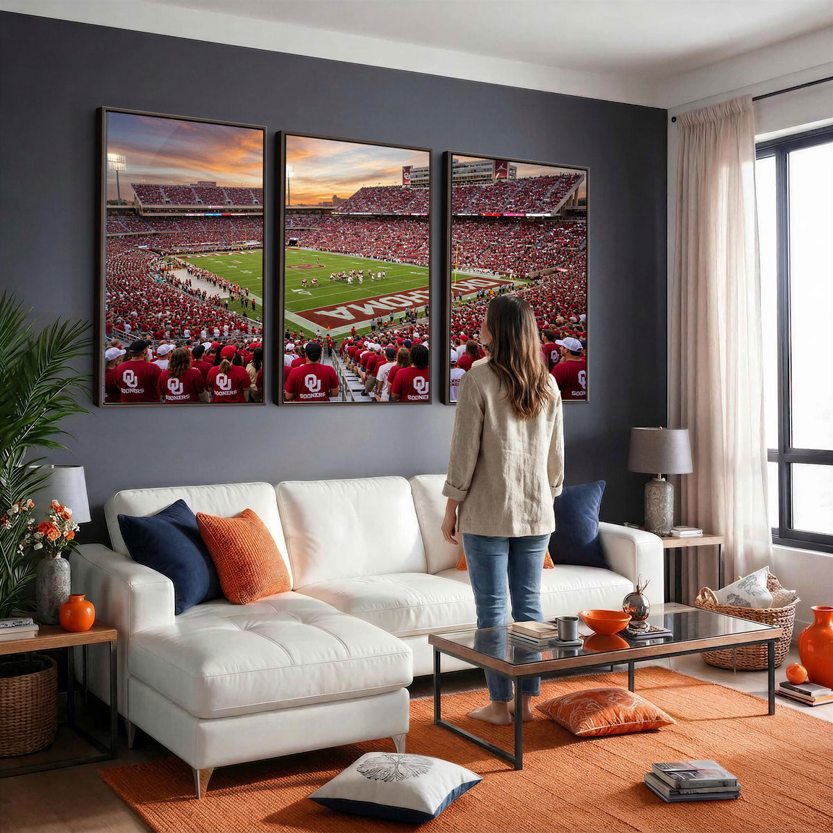 92718741-MGV-CV-36X24 - Stadium Wall Art Canvas Print