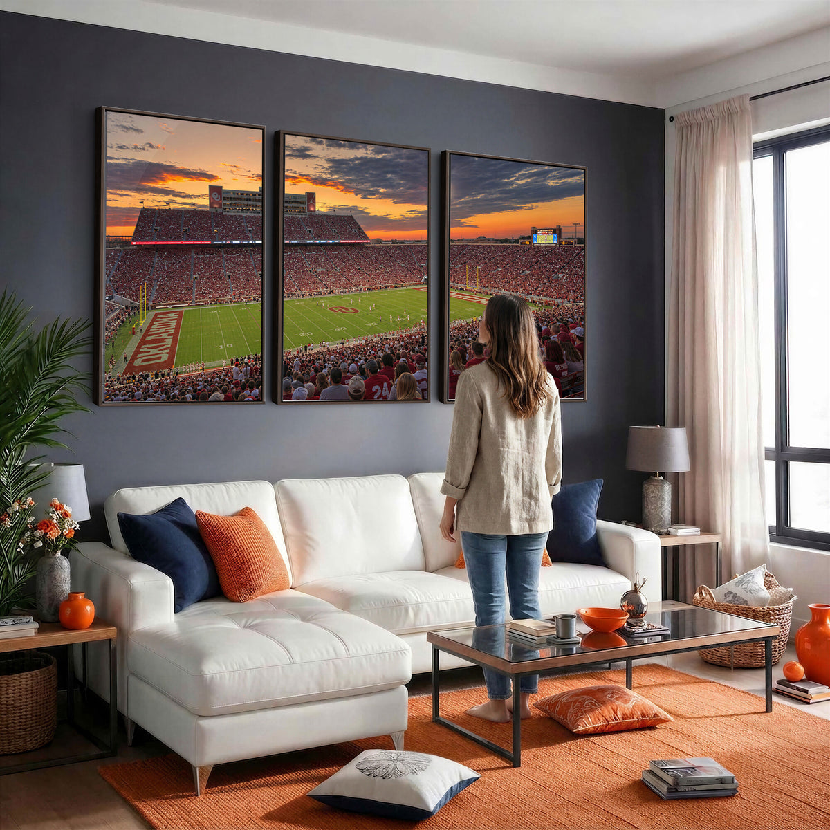 75444407-MGV-CV-36X24 - Stadium Wall Art Canvas Print