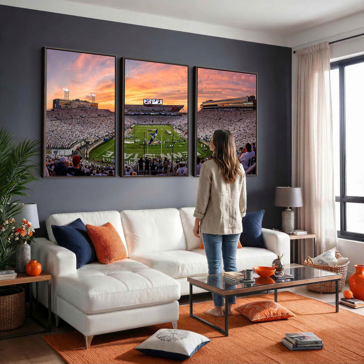 53161432-MGV-CV-36X24 - Stadium Wall Art Canvas Print