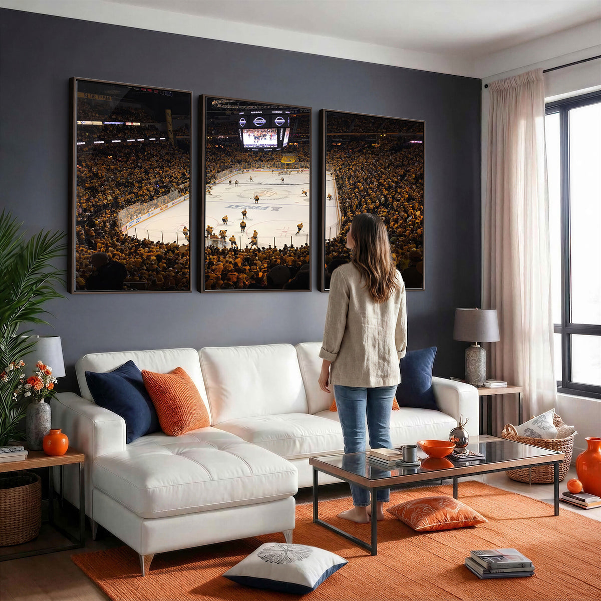 99407-MGV-CV-36X24 - Bridgestone Arena - Nashville Predators Hockey Team Print - Nashville Wall Art Canvas Print