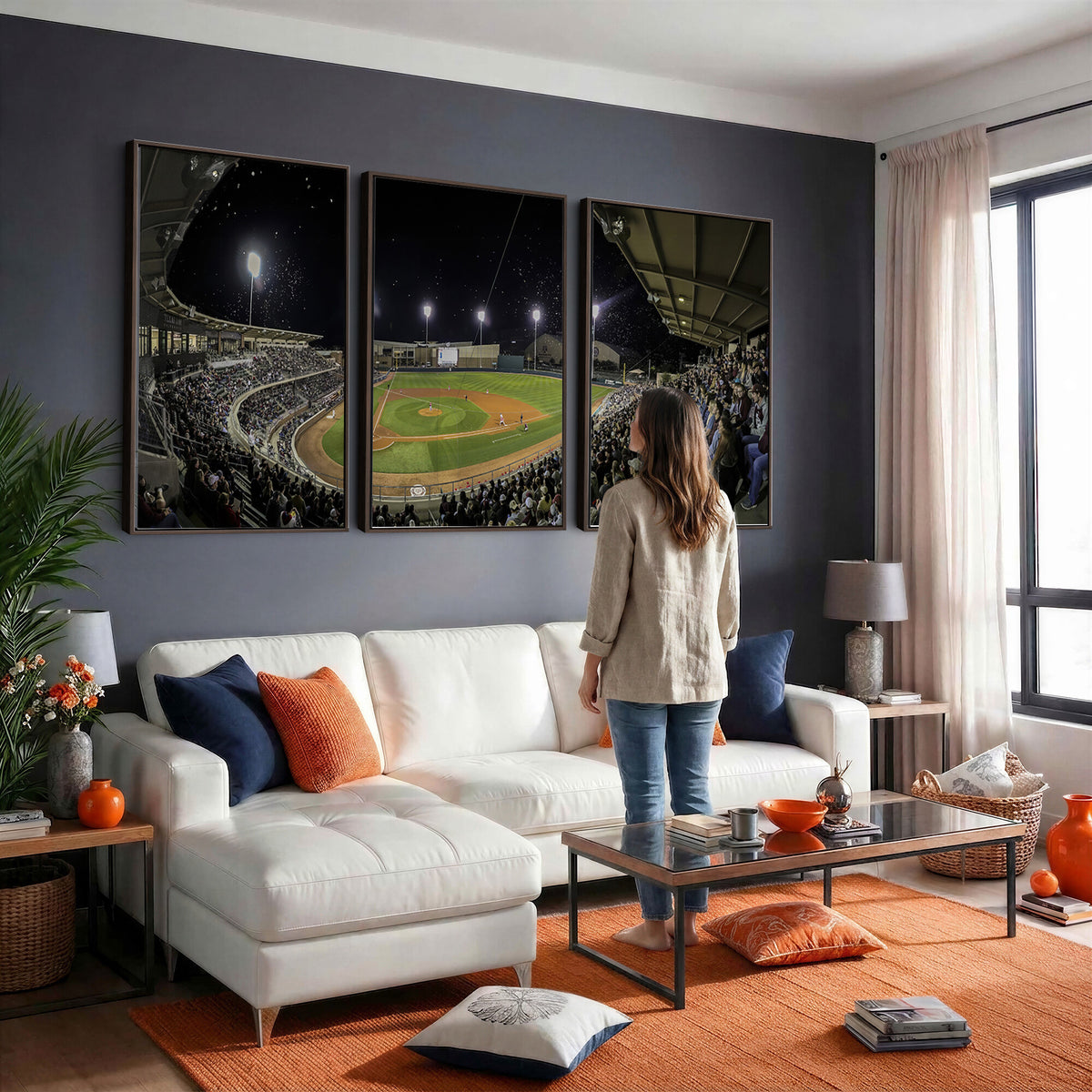 10262-MGV-CV-36X24 - Olsen Field at Blue Bell Park - Texas A&M Aggies Baseball Stadium Wall Art Canvas Print