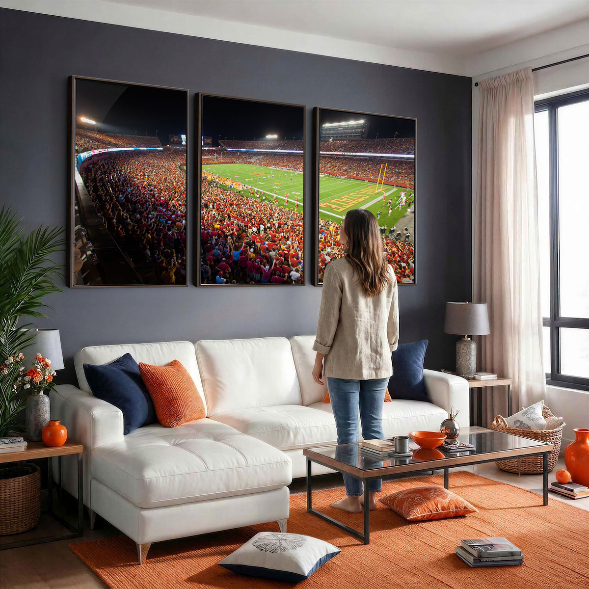 35139-MGV-CV-36X24 - Iowa State University Cyclones Canvas Print, Jack Trice Stadium