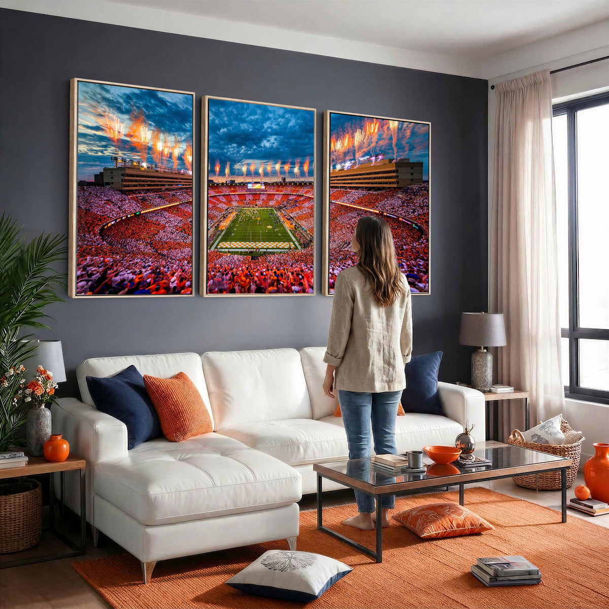 94266219-MGV-CV-36X24 - Tennessee Neyland Stadium Wall Art, Sports Arena Canvas