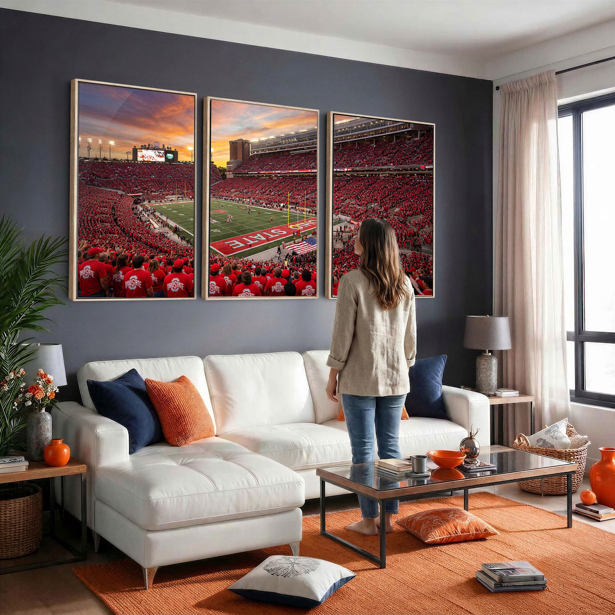 73119077-MGV-CV-36X24 - Stadium Wall Art Canvas Print