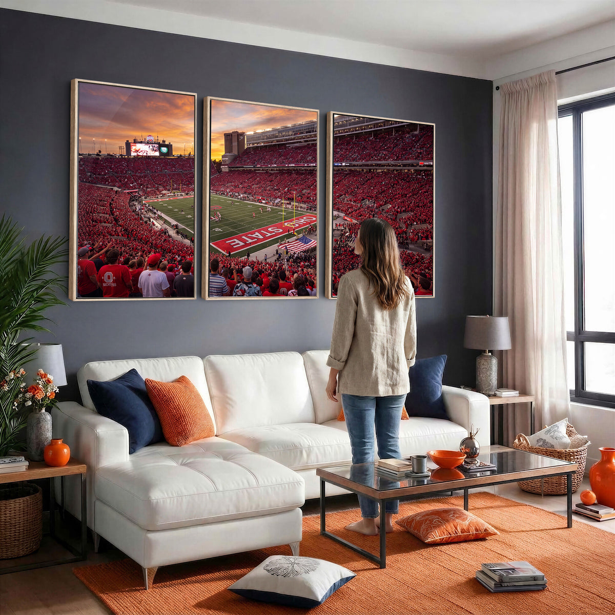 36125328-MGV-CV-36X24 - Stadium Wall Art Canvas Print