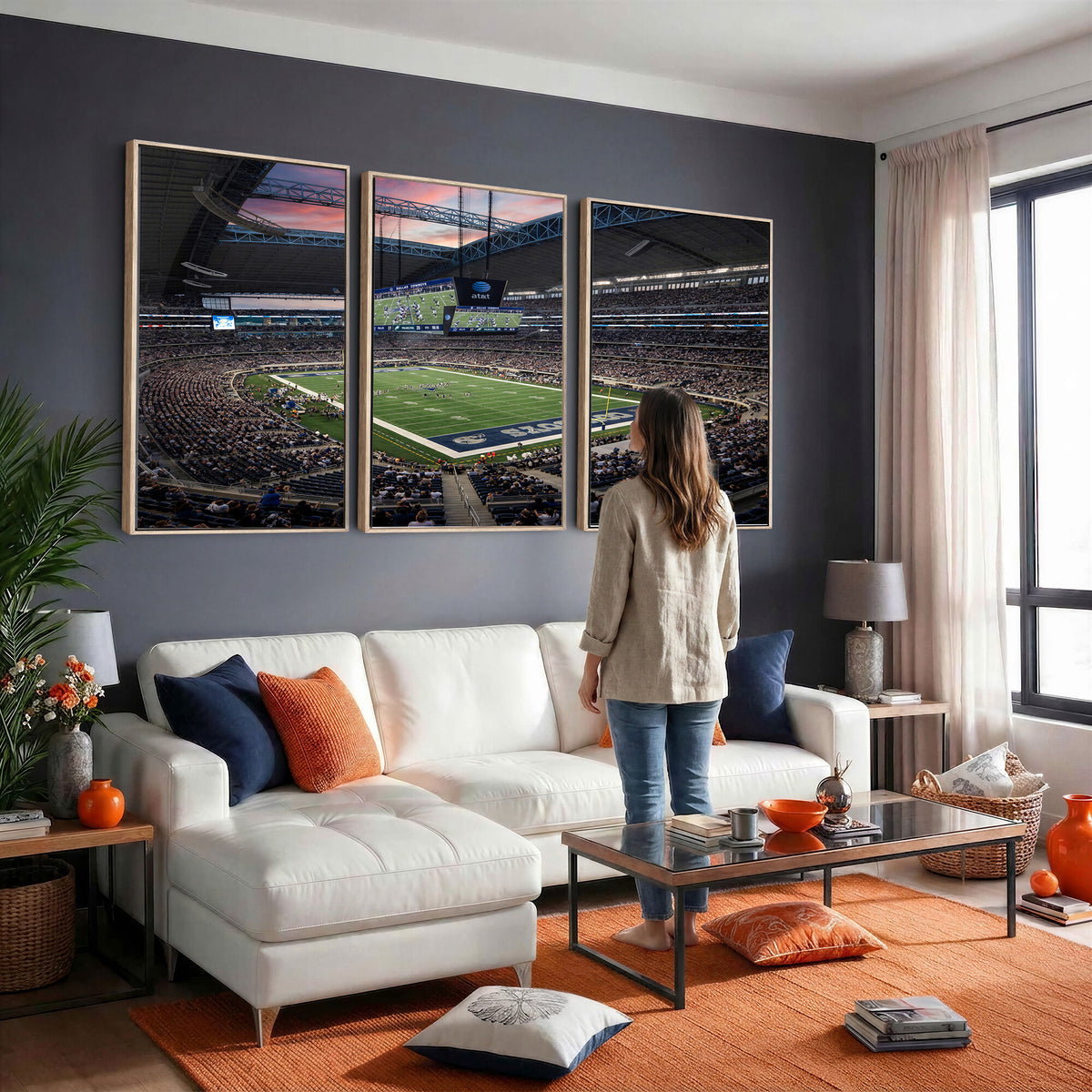 11530179-MGV-CV-36X24 - Stadium Wall Art Canvas Print