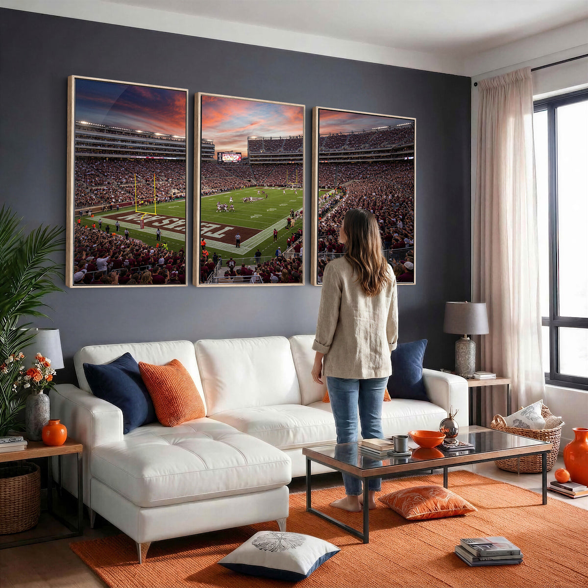 44328991-MGV-CV-36X24 - Stadium Wall Art Canvas Print