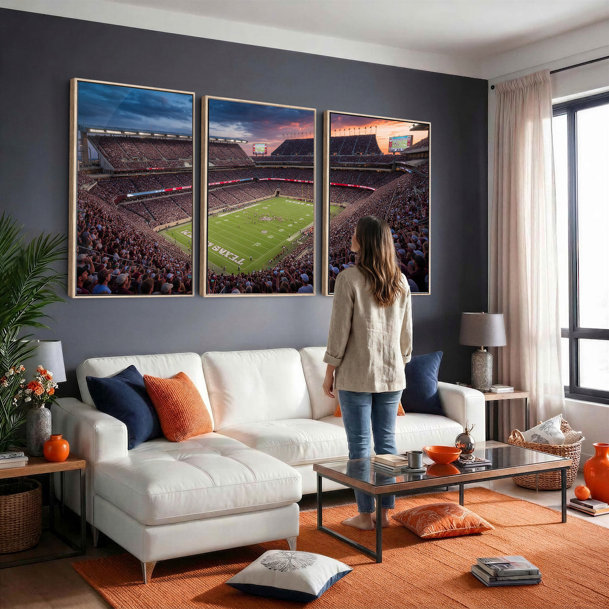 55475837-MGV-CV-36X24 - Stadium Wall Art Canvas Print