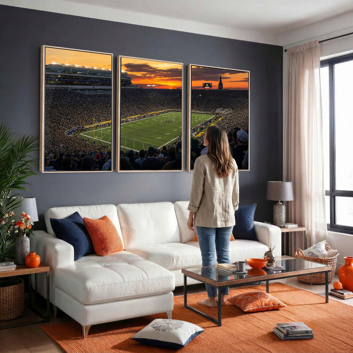 73585402-MGV-CV-36X24 - Stadium Wall Art Canvas Print