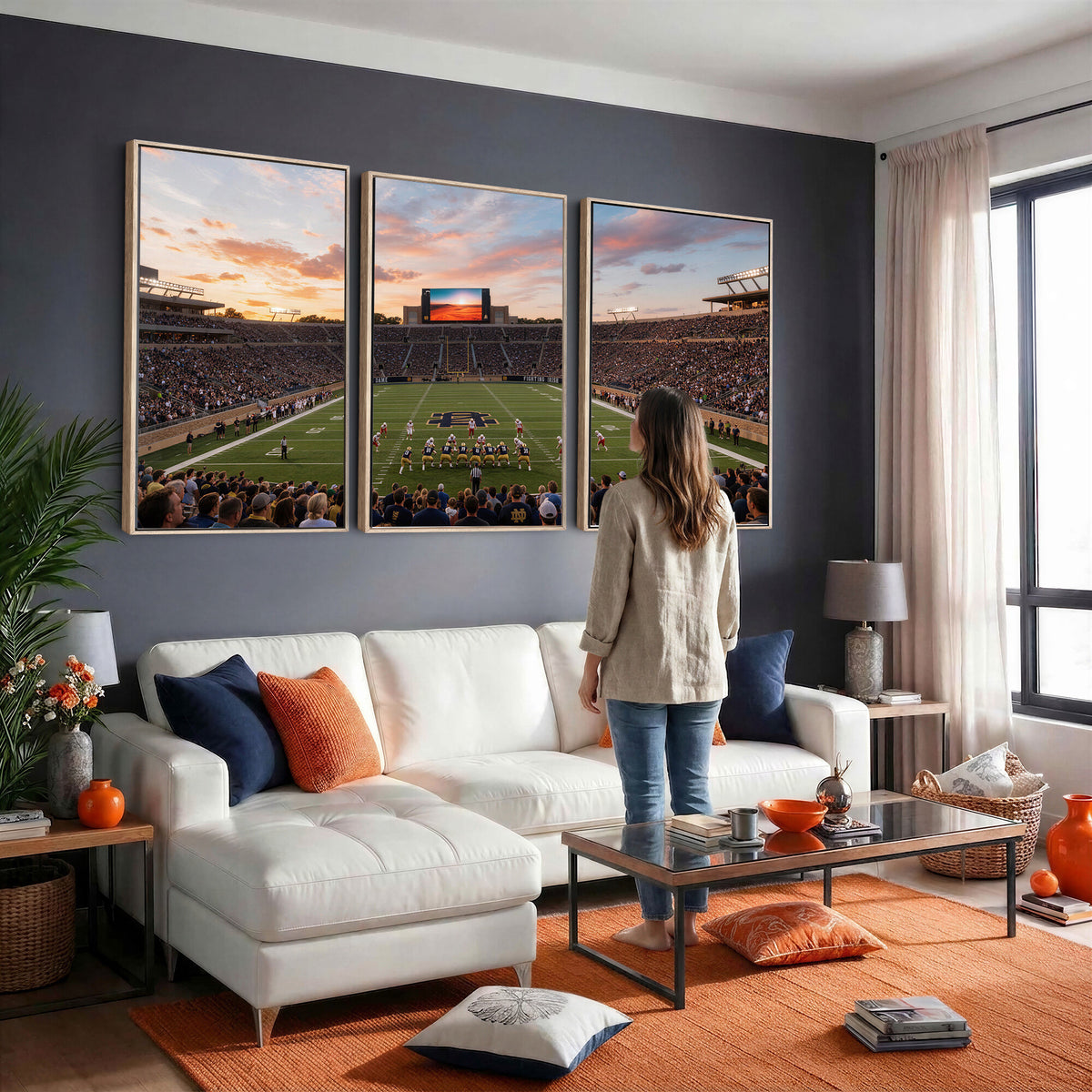 54464530-MGV-CV-36X24 - Stadium Wall Art Canvas Print