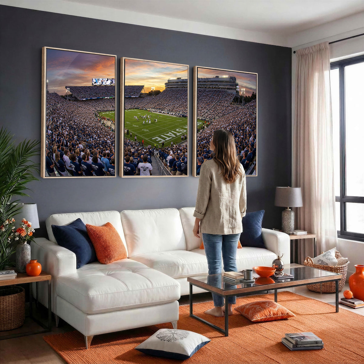 29008668-MGV-CV-36X24 - Stadium Wall Art Canvas Print