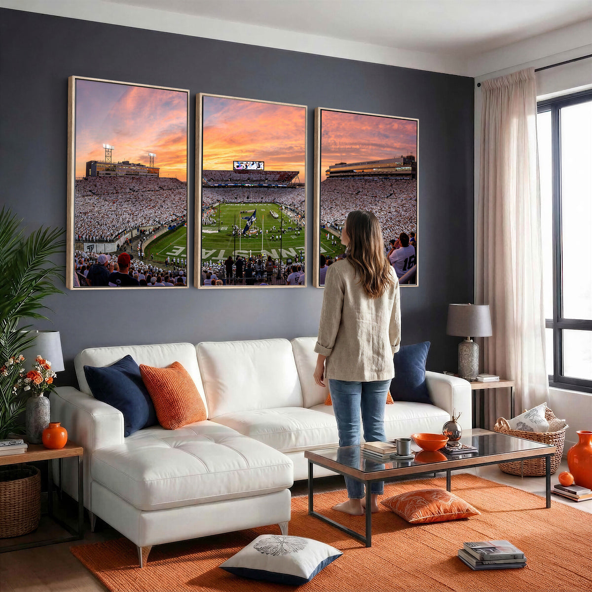 53161432-MGV-CV-36X24 - Stadium Wall Art Canvas Print