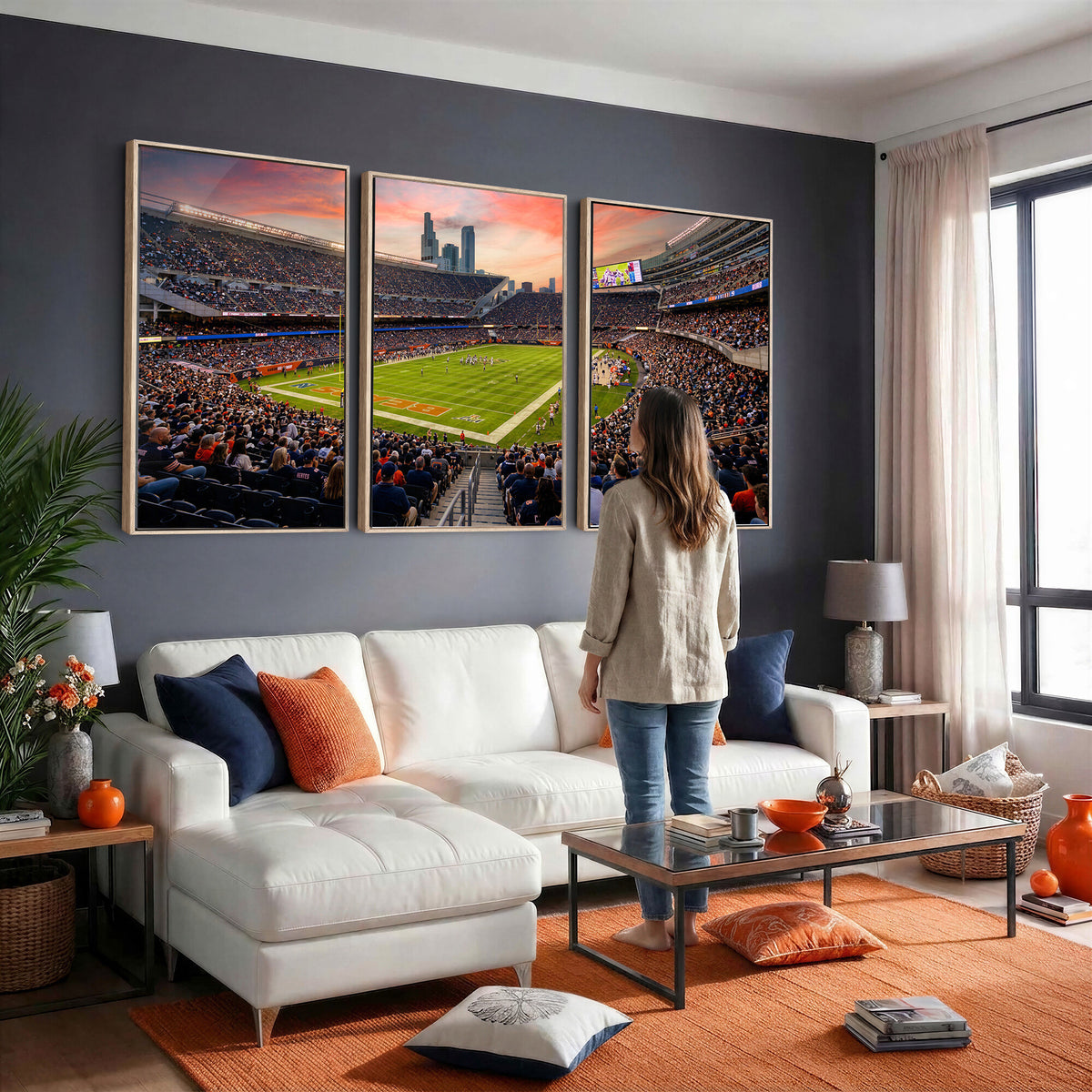 38873544-MGV-CV-36X24 - Stadium Wall Art Canvas Print