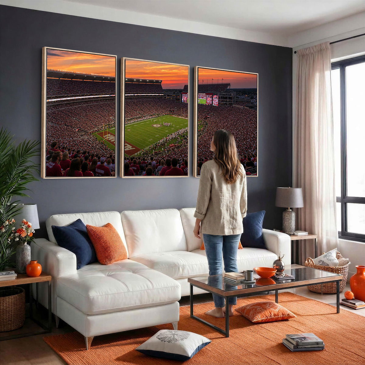 91782096-MGV-CV-36X24 - Stadium Wall Art Canvas Print
