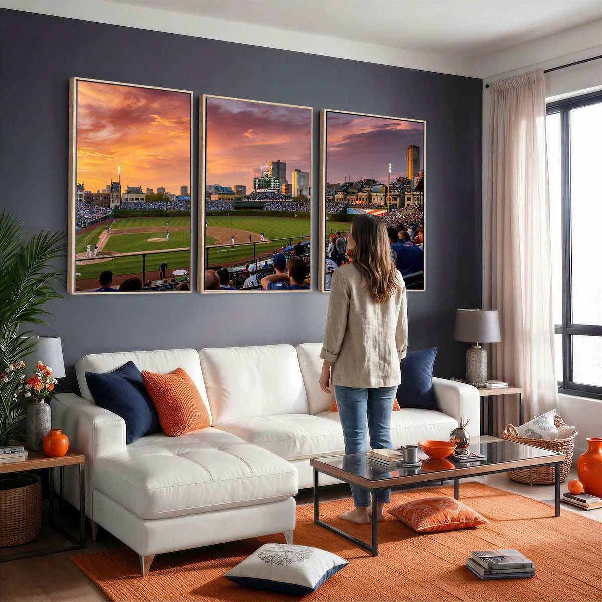 94073020-MGV-CV-36X24 - Stadium Wall Art Canvas Print
