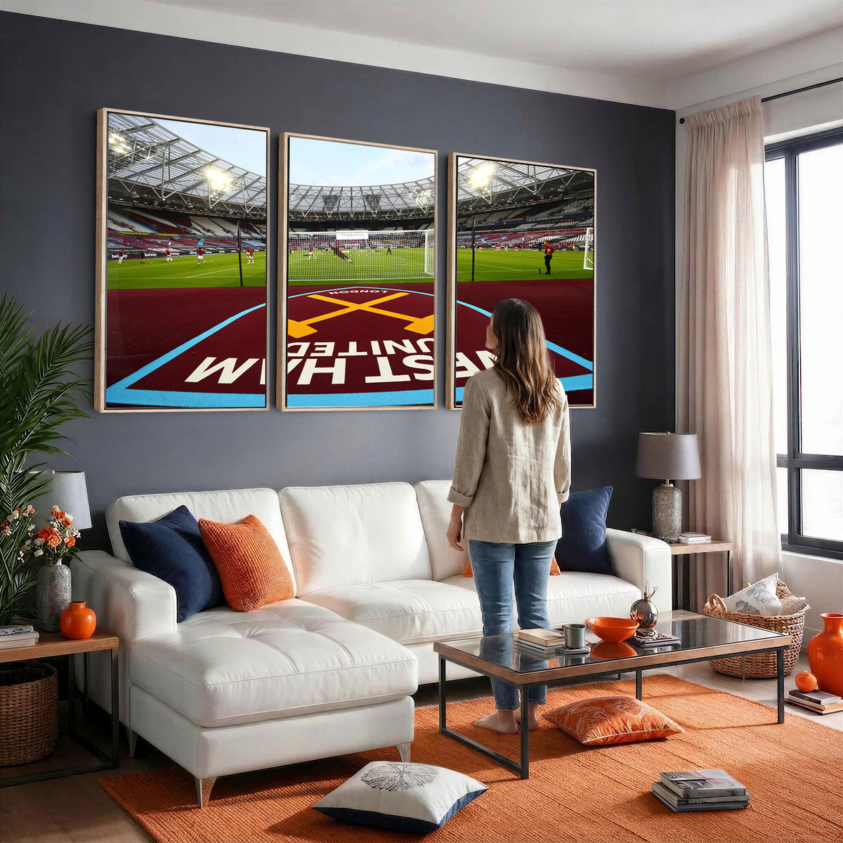 77367-MGV-CV-36X24 - West Ham United FC Stadium Canvas Wall Art, London Stadium