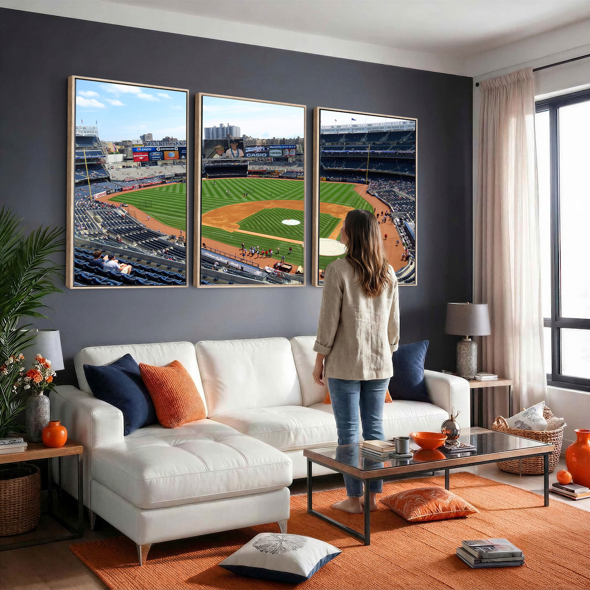 98047-MGV-CV-36X24 - Buffalo Bills Stadium Wall Art, Buffalo Bills Decor, NFL Fan Gift