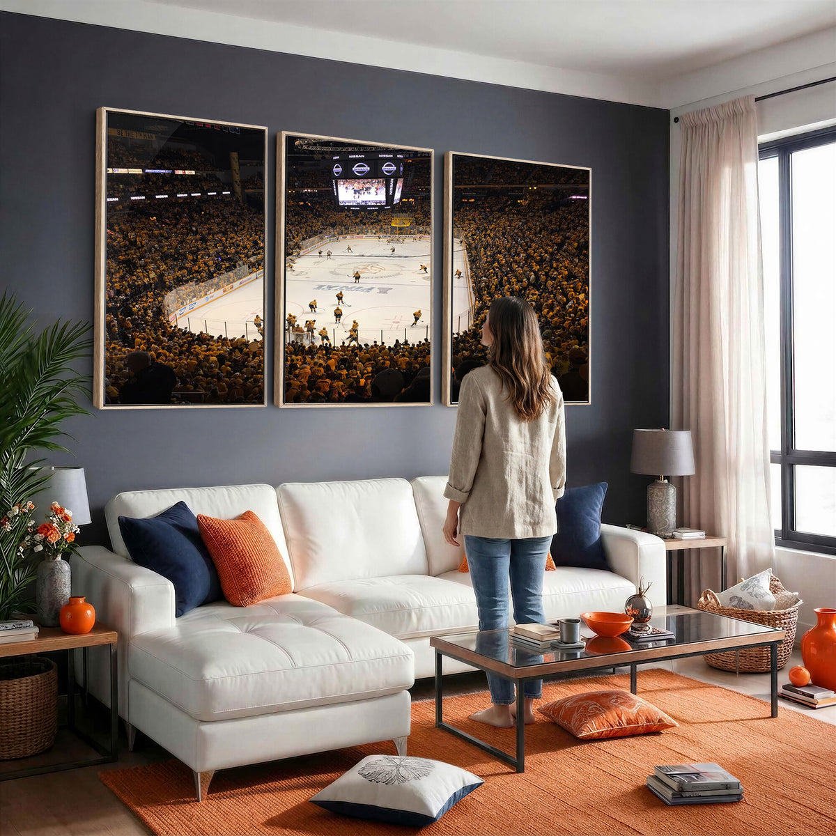 99407-MGV-CV-36X24 - Bridgestone Arena - Nashville Predators Hockey Team Print - Nashville Wall Art Canvas Print