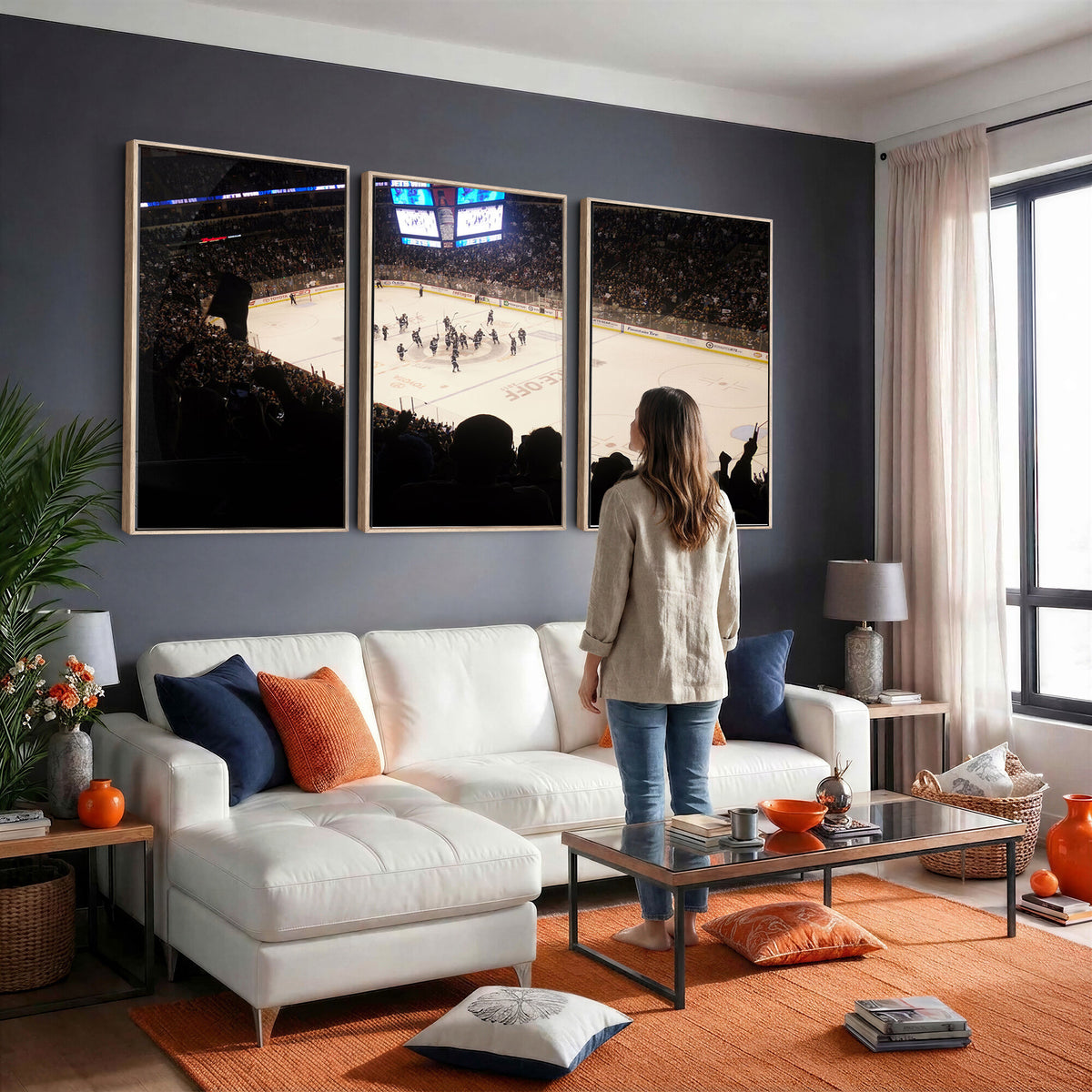 22497-MGV-CV-36X24 - Canada Life Centre Wall Art | Winnipeg Jets Hockey Team Print Canvas | Ready to Hang | Winnipeg Wall