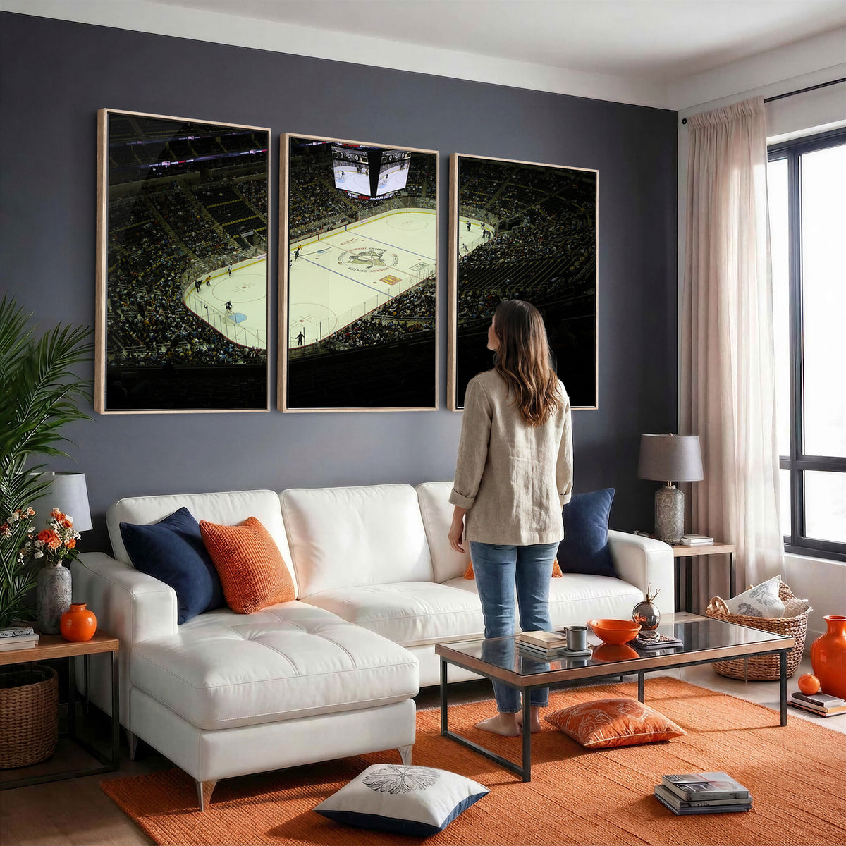 52168-MGV-CV-36X24 - PPG Paints Arena Pennsylvania Pittsburgh Penguins Hockey