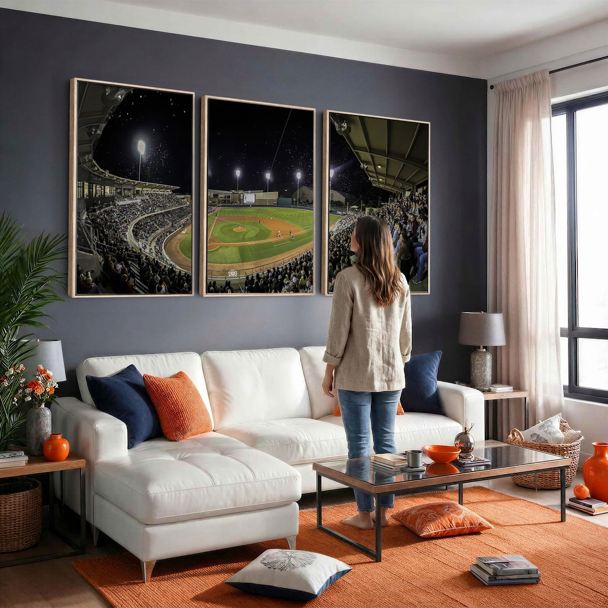 10262-MGV-CV-36X24 - Olsen Field at Blue Bell Park - Texas A&M Aggies Baseball Stadium Wall Art Canvas Print