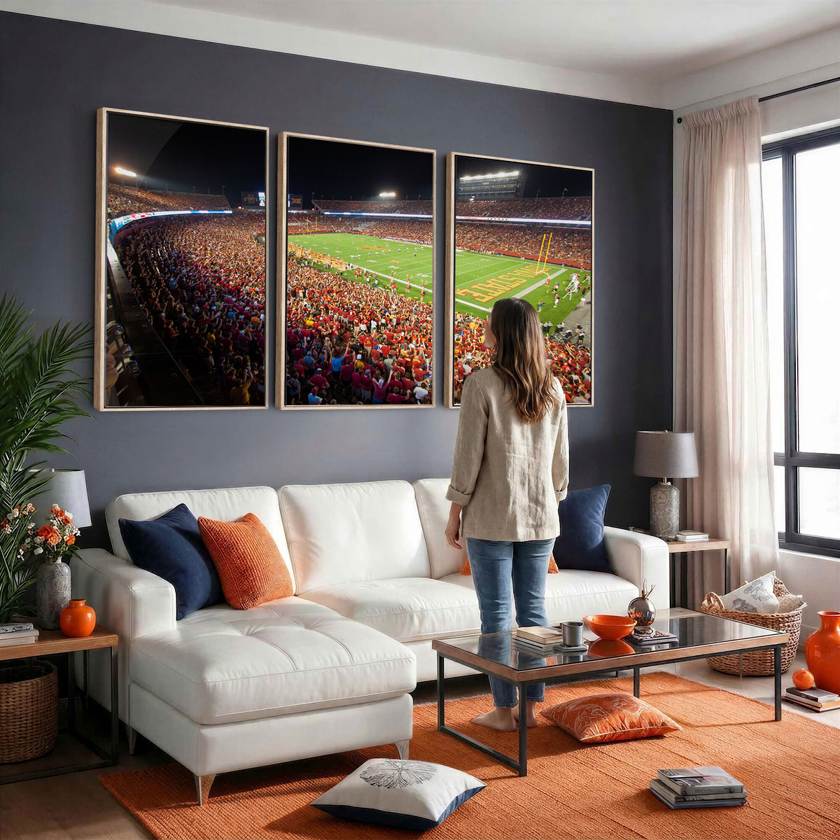 35139-MGV-CV-36X24 - Iowa State University Cyclones Canvas Print, Jack Trice Stadium