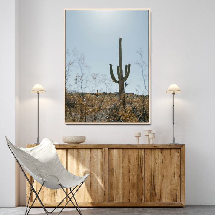 Saguaro Cactus Wall Art Canvas Print