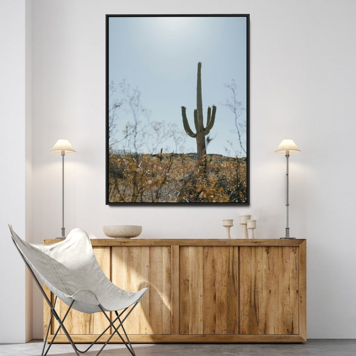 Saguaro Cactus Wall Art Canvas Print