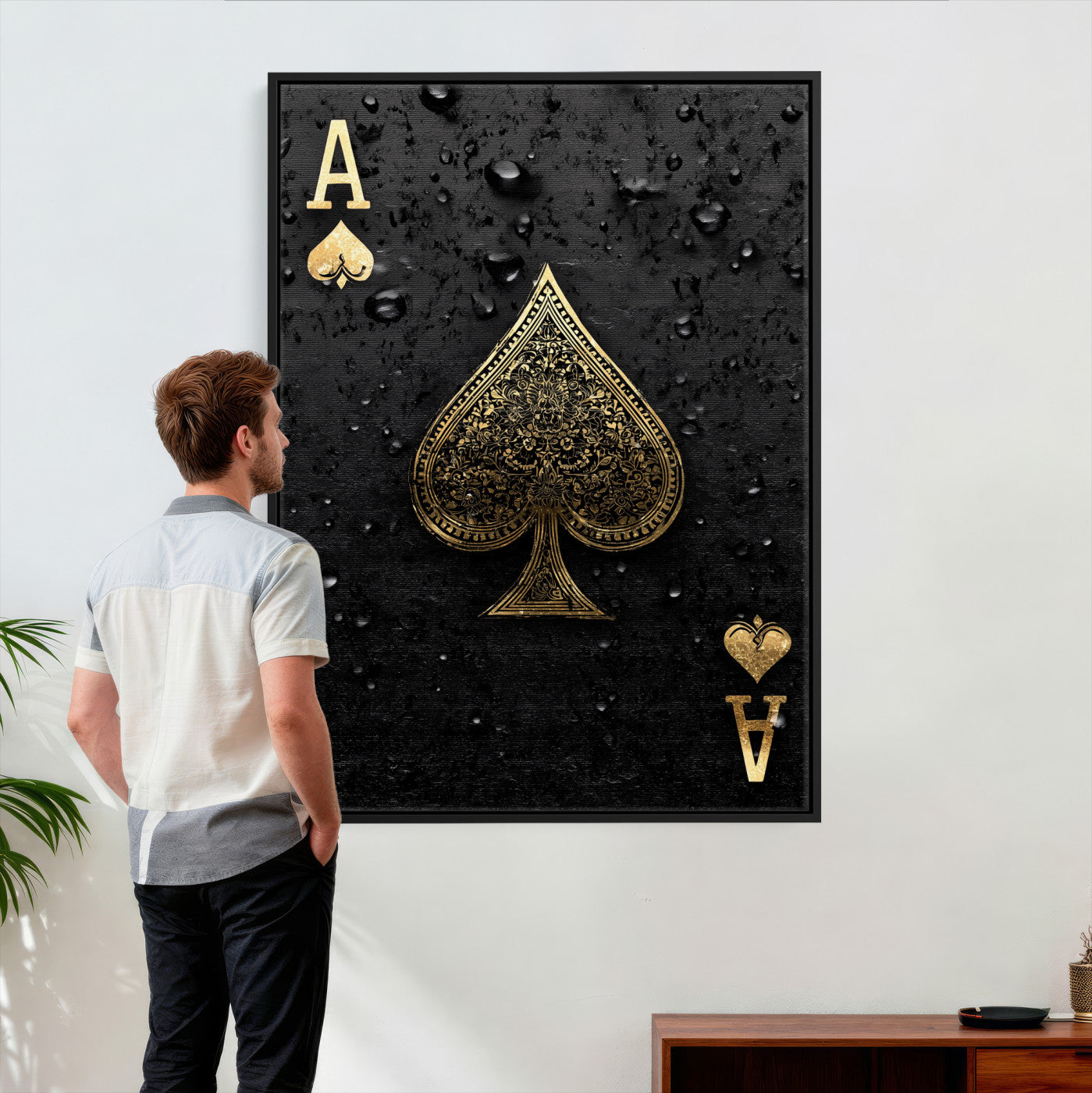 85998187-MGV-CV-24X36 - Game Card Wall Art Canvas Print