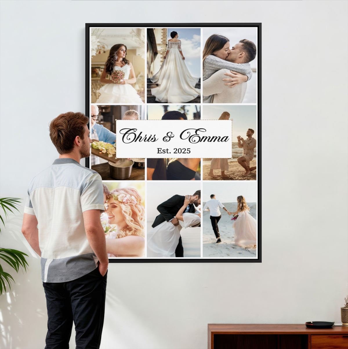 CSTM914ANIDDD-MGV-CV-24X36 - Custom Canvas Print - Personalized Wall Art for Home Decor