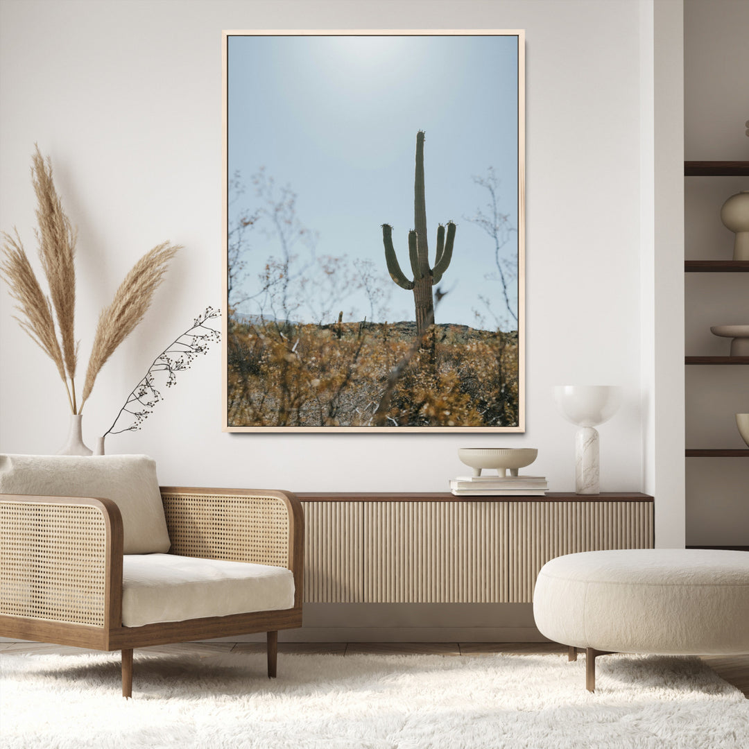 Saguaro Cactus Wall Art Canvas Print