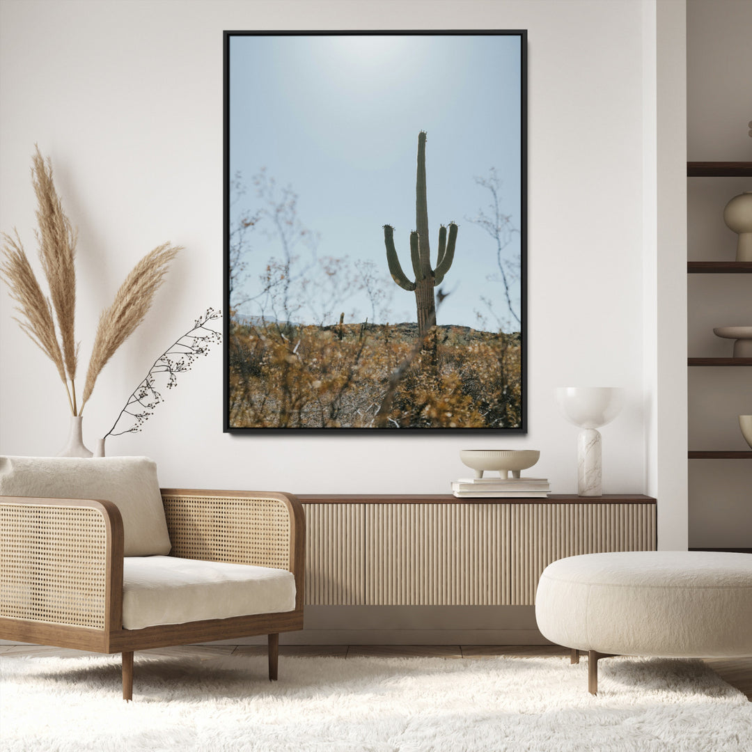 Saguaro Cactus Wall Art Canvas Print