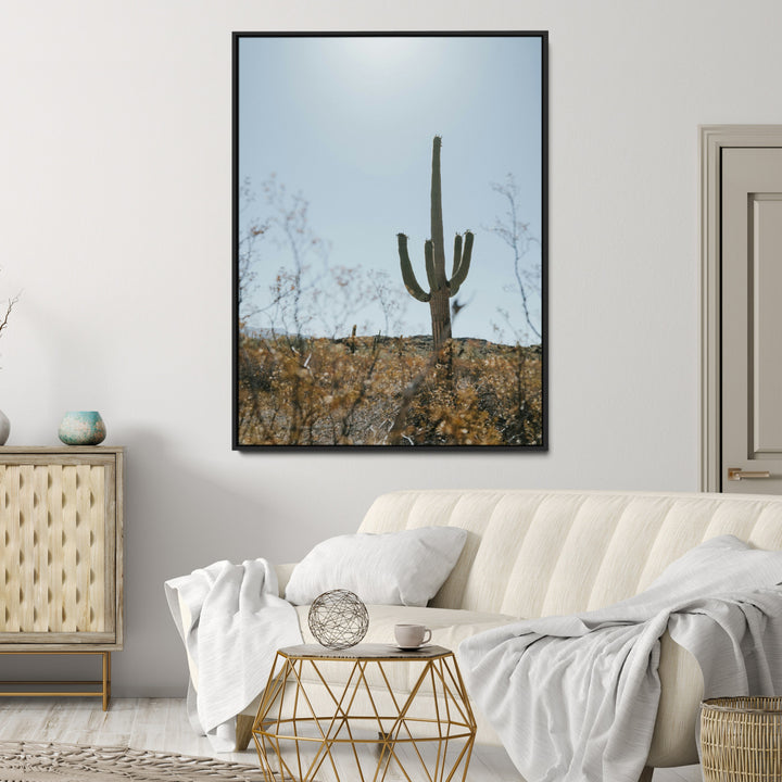 Saguaro Cactus Wall Art Canvas Print