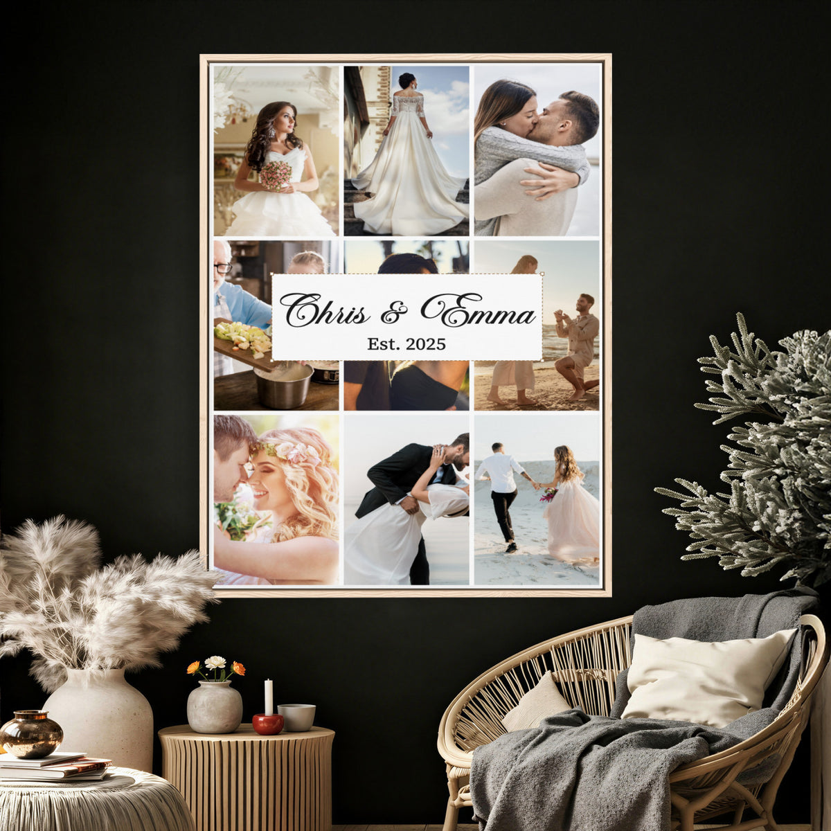 CSTM914ANIDDD-MGV-CV-24X36 - Custom Canvas Print - Personalized Wall Art for Home Decor
