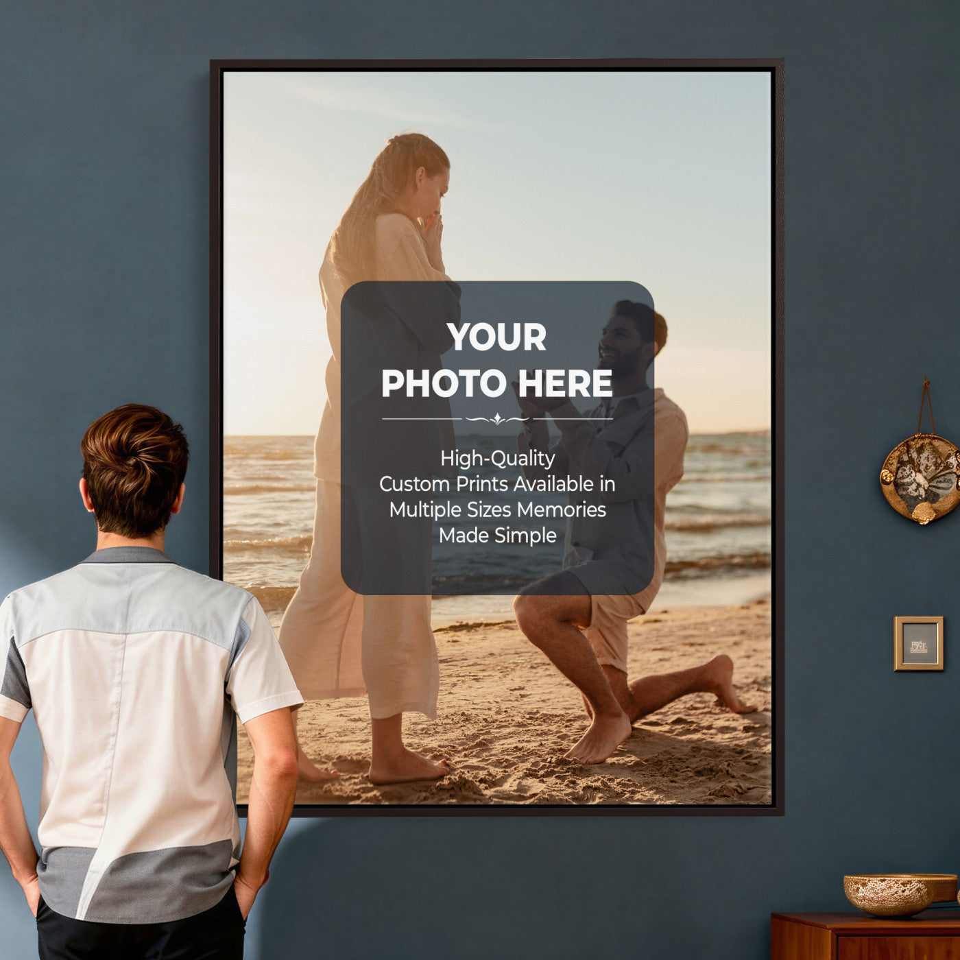 30861211-MGV-CV-24X36 - Custom Photo Canvas Print, Personalized Picture Wall Art, Your Image on Canvas, Family Portrait Gift