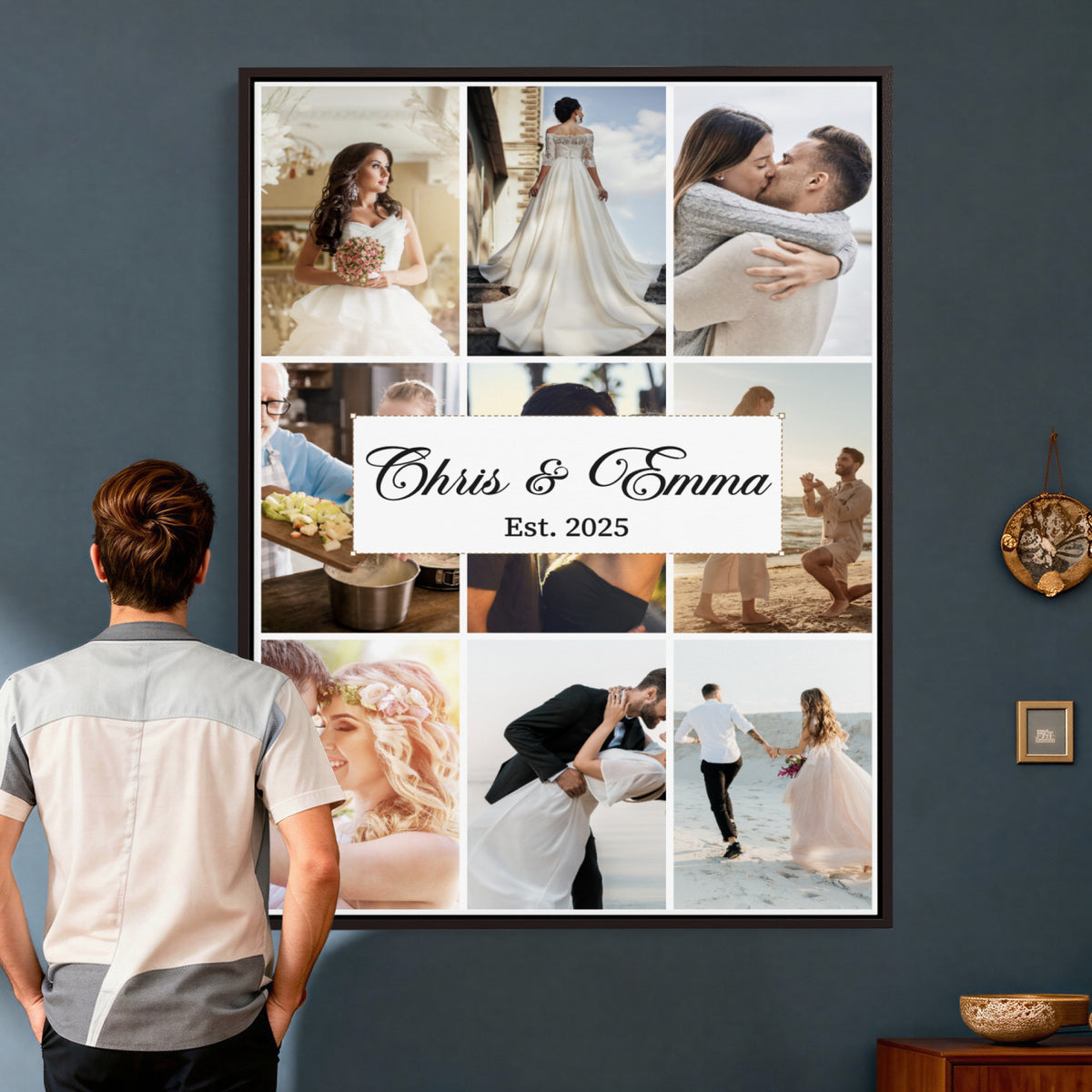 CSTM914ANIDDD-MGV-CV-24X36 - Custom Canvas Print - Personalized Wall Art for Home Decor