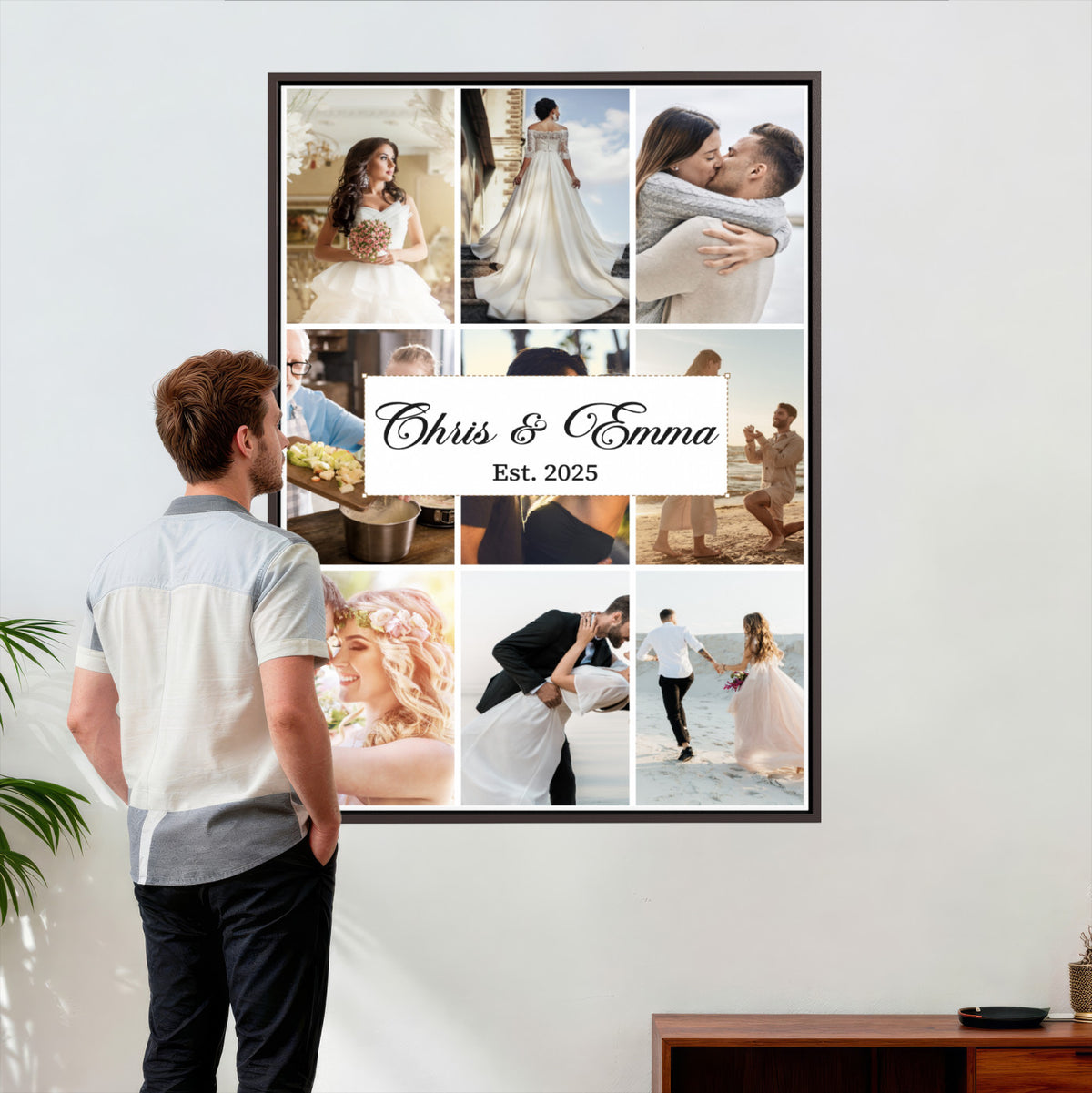CSTM914ANIDDD-MGV-CV-24X36 - Custom Canvas Print - Personalized Wall Art for Home Decor