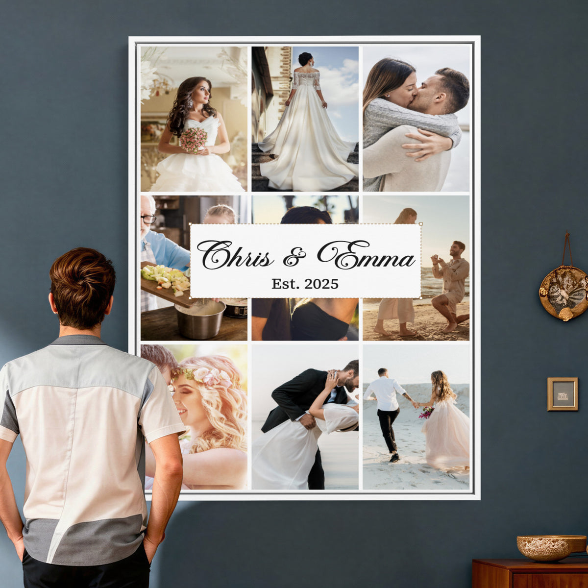 CSTM914ANIDDD-MGV-CV-24X36 - Custom Canvas Print - Personalized Wall Art for Home Decor