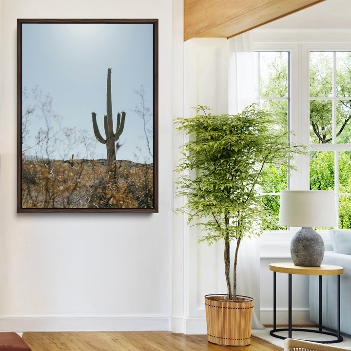 Saguaro Cactus Wall Art Canvas Print