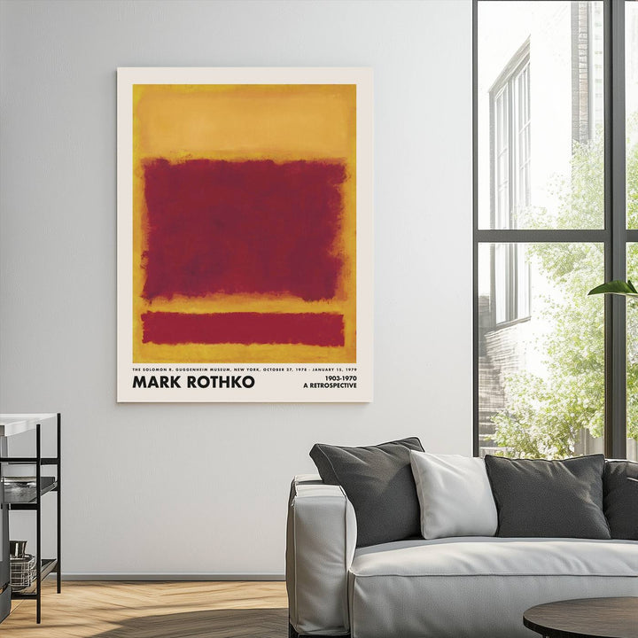 The Mark Rothko Canvas Wall Art Print features an iconic abstract expressionist design that adds a touch of elegance to any space. This art print embodies sophistication, seamlessly enhancing your wall art collection in any living room, office, or bedroom.