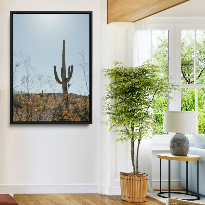 Saguaro Cactus Wall Art Canvas Print