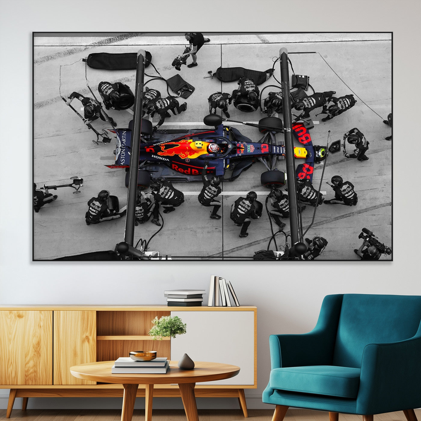 -RedBull Formula 1 Canvas Wall Art Print