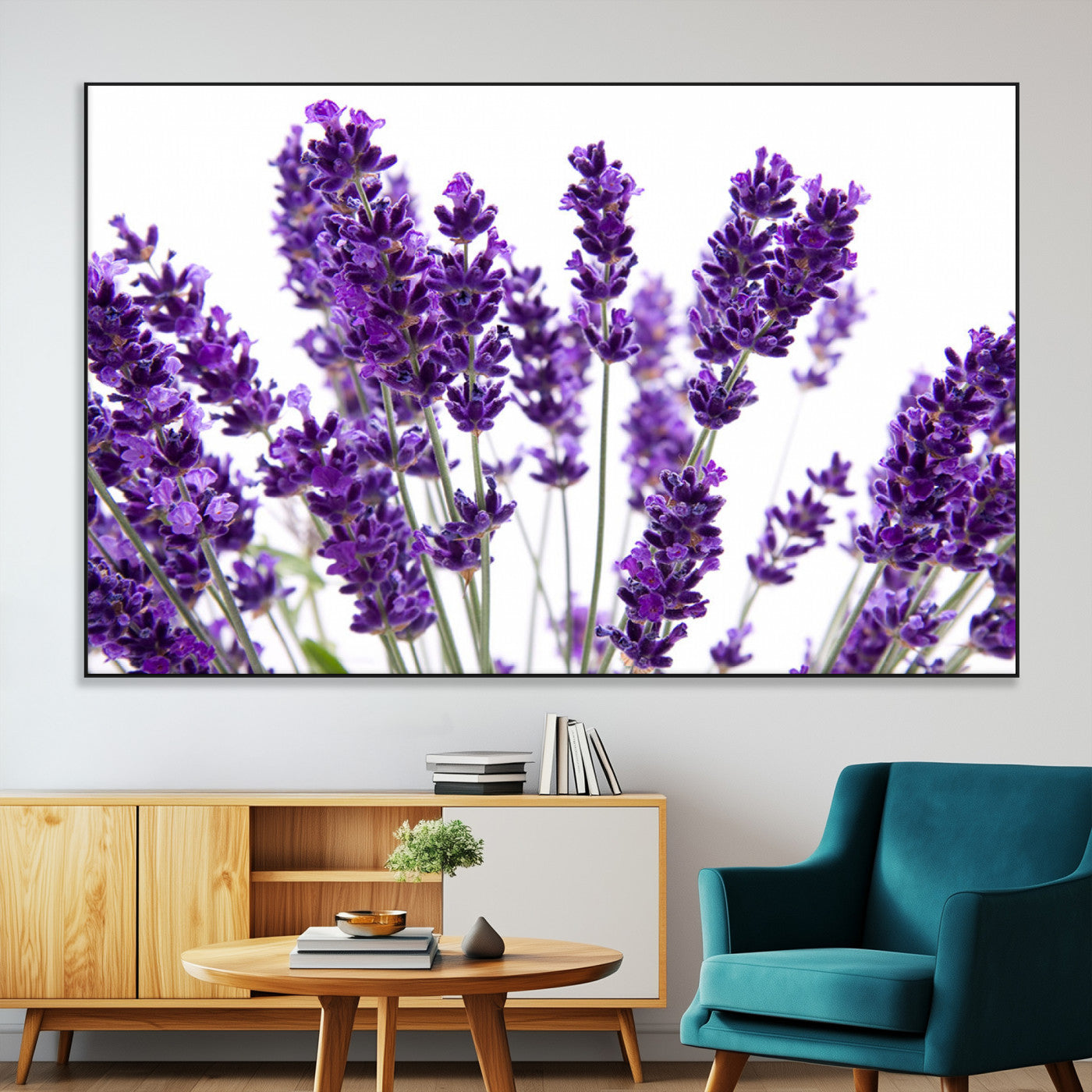 SEG-FC-51X34_Oversize - Lavender Flower Wall Art Canvas Print