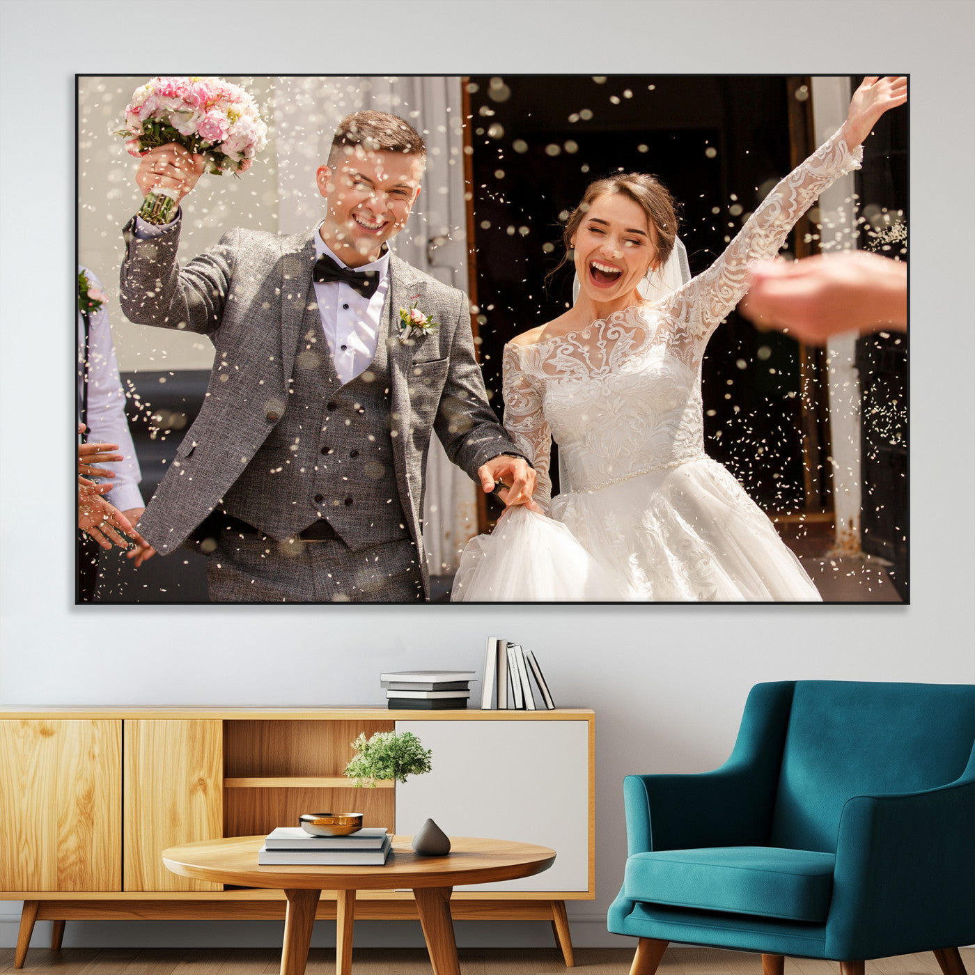 Framed Create Your Canvas Print - Personalized Wall Art for Home Decor Wall Art Print, Create Your Own Photo Canvas Print