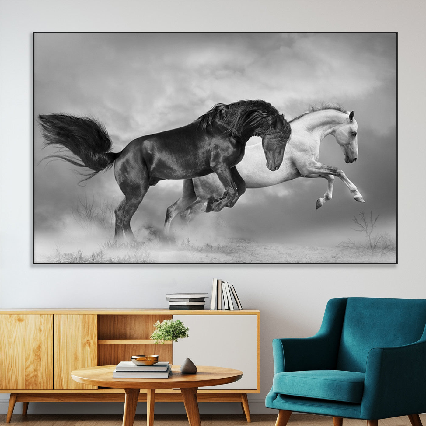 SEG-FC-51X34_Oversize - Wild Horses Wall Art Canvas Print