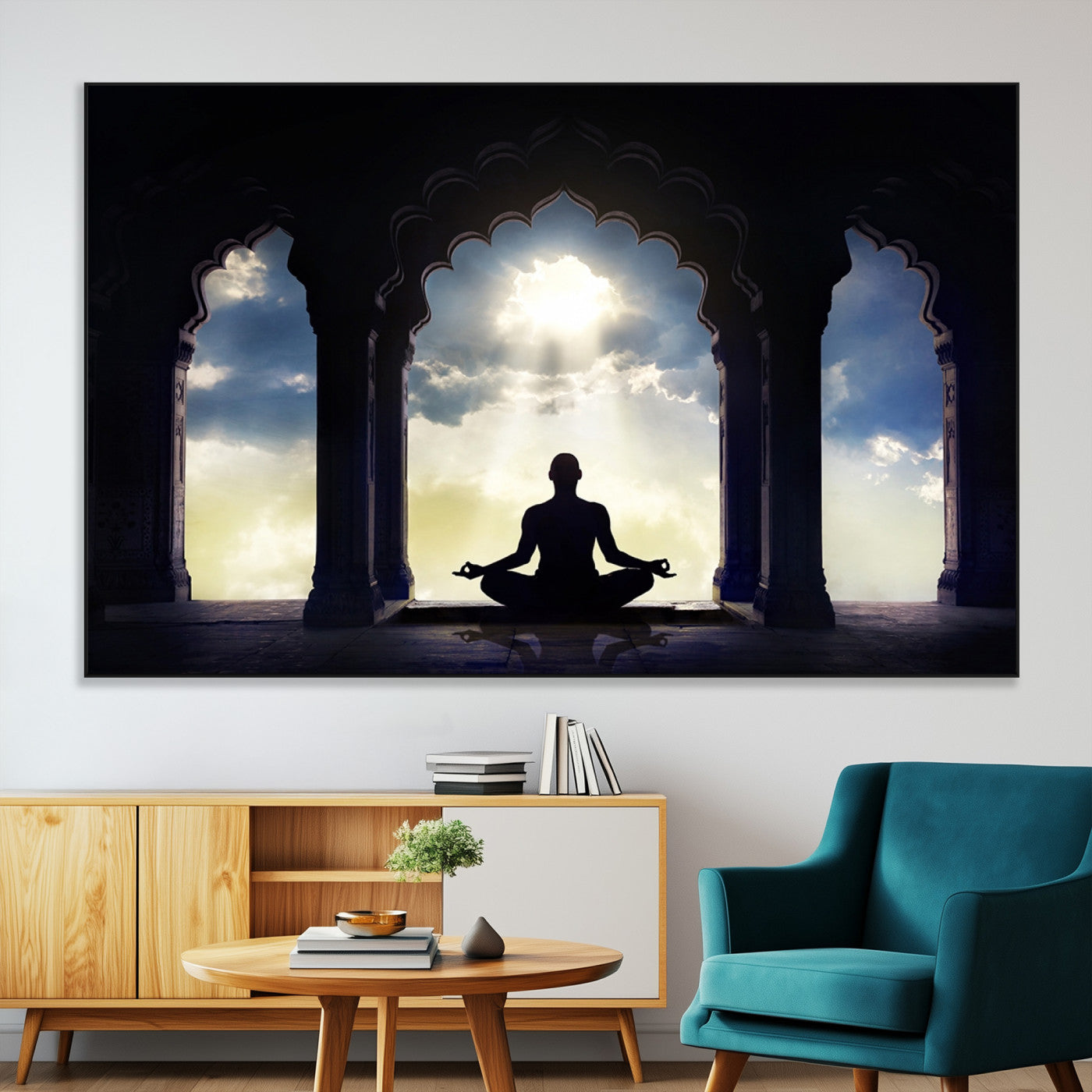 SEG-FC-51X34_Oversize - Women and Yoga Wall Art Canvas Print