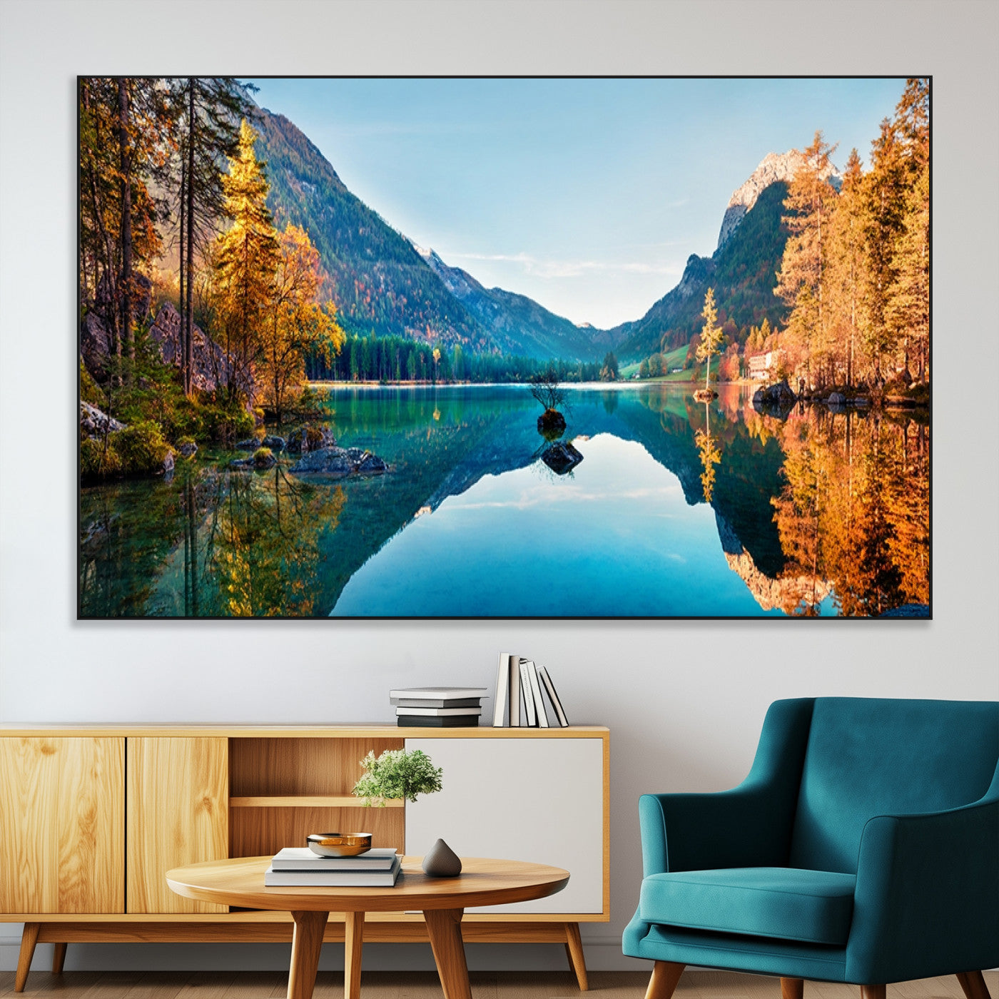 -Fantastic Autumn Panorama Wall Art Canvas Print