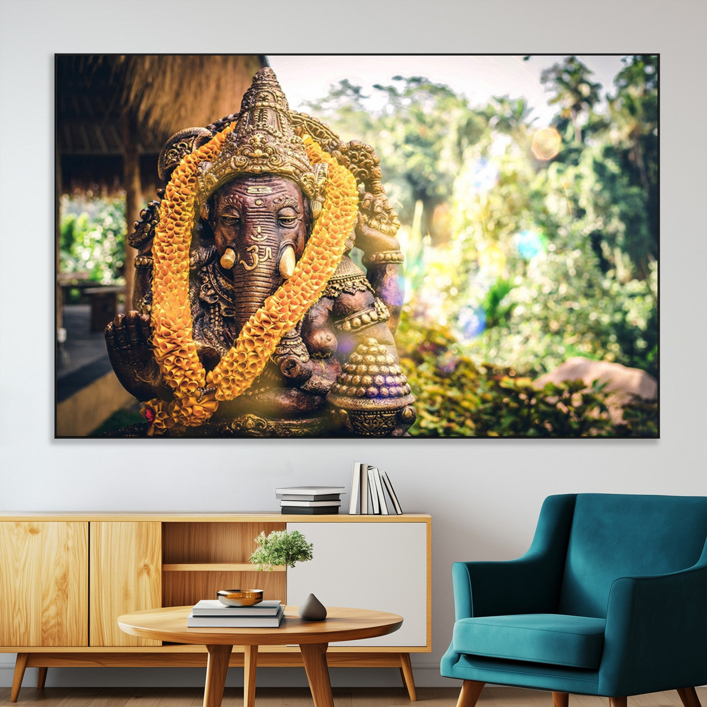 SEG-FC-51X34_Oversize - Hinduism Statue Wall Art Canvas Print