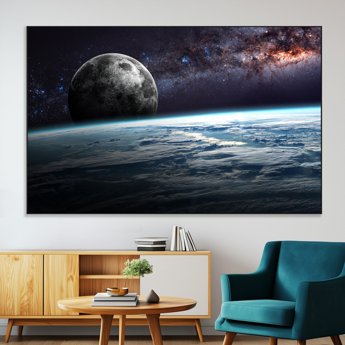 SEG-FC-51X34_Oversize - Space and Planet Canvas Print