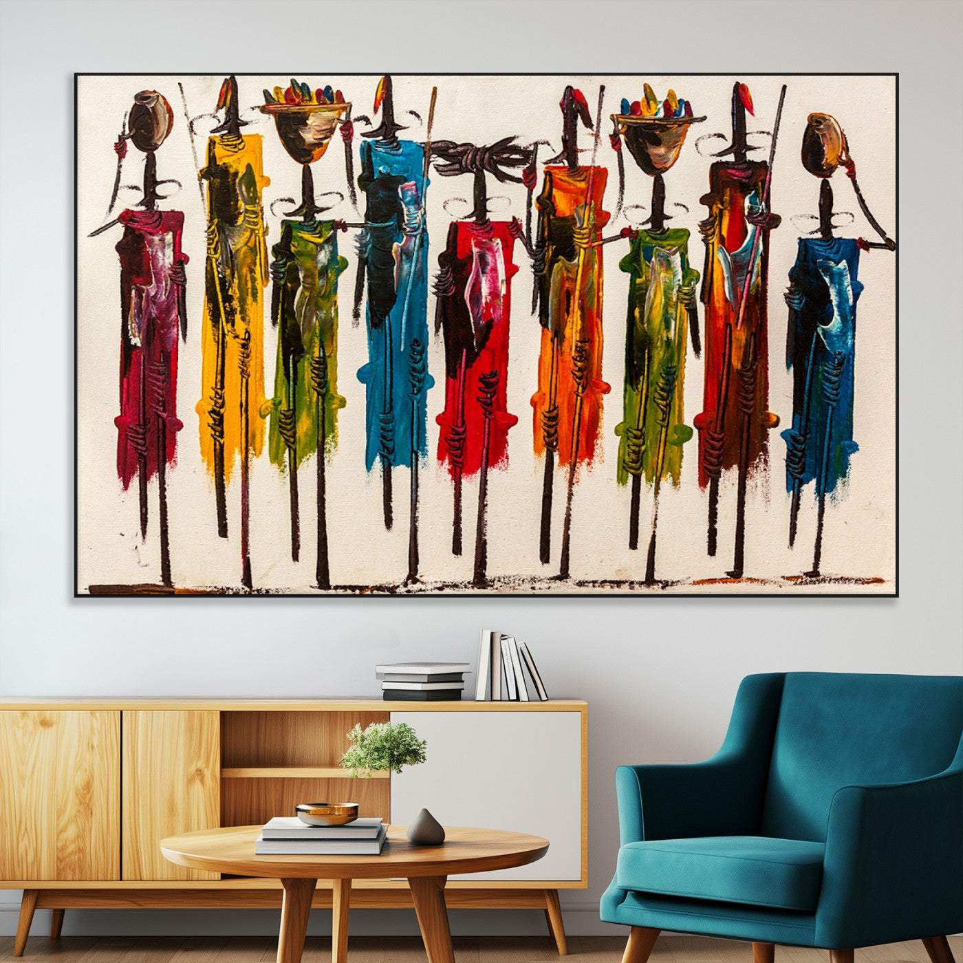 SEG-FC-51X34_Oversize - Abstract African Women Wall Art Canvas Print